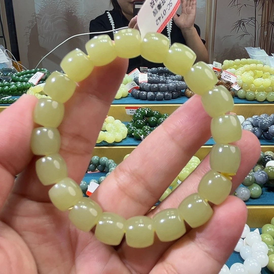 手链未镶嵌和田玉纯天然新疆若羌卡10直切
