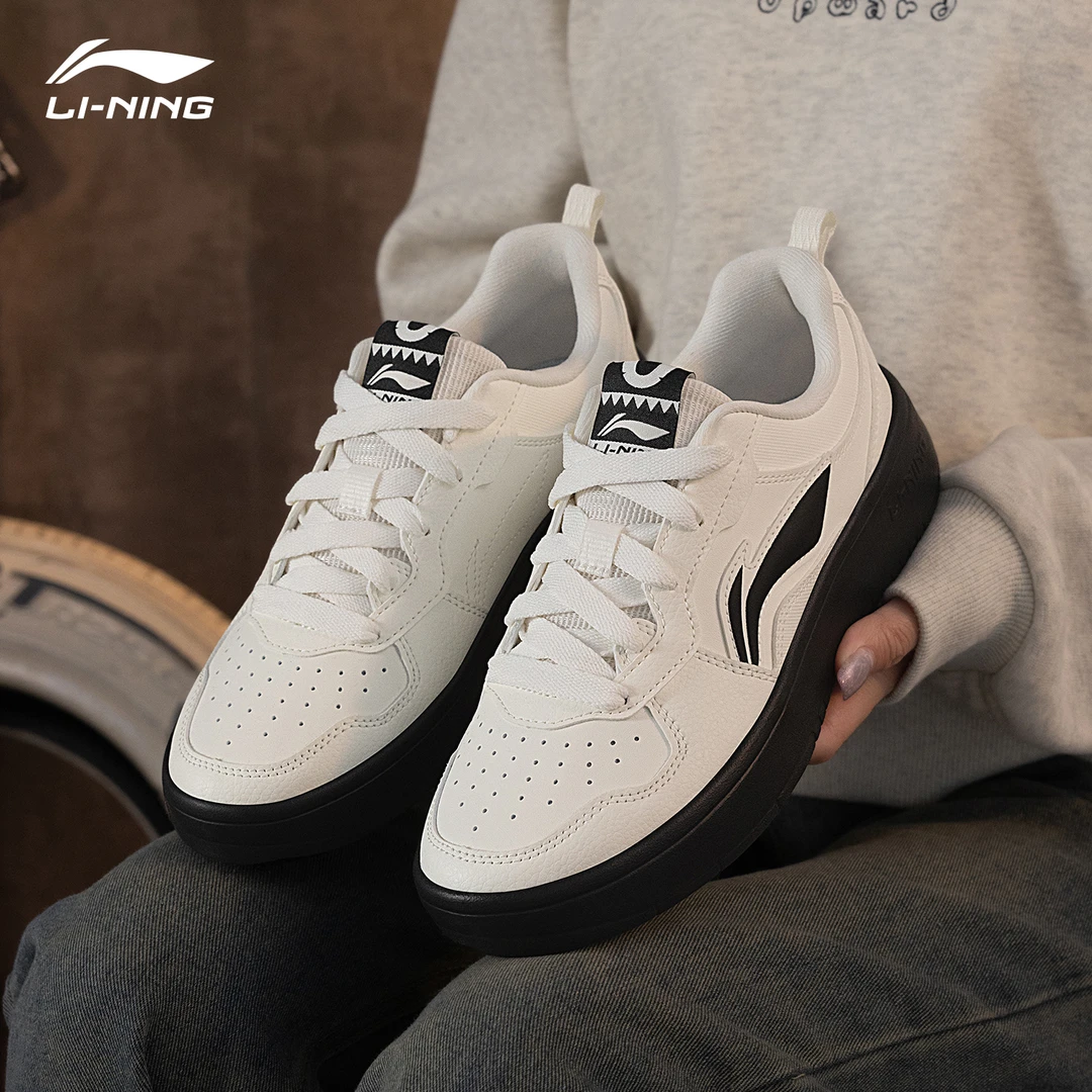 李宁初云女鞋板鞋轻便运动简约时尚潮流小众低帮官方正品百搭鞋子