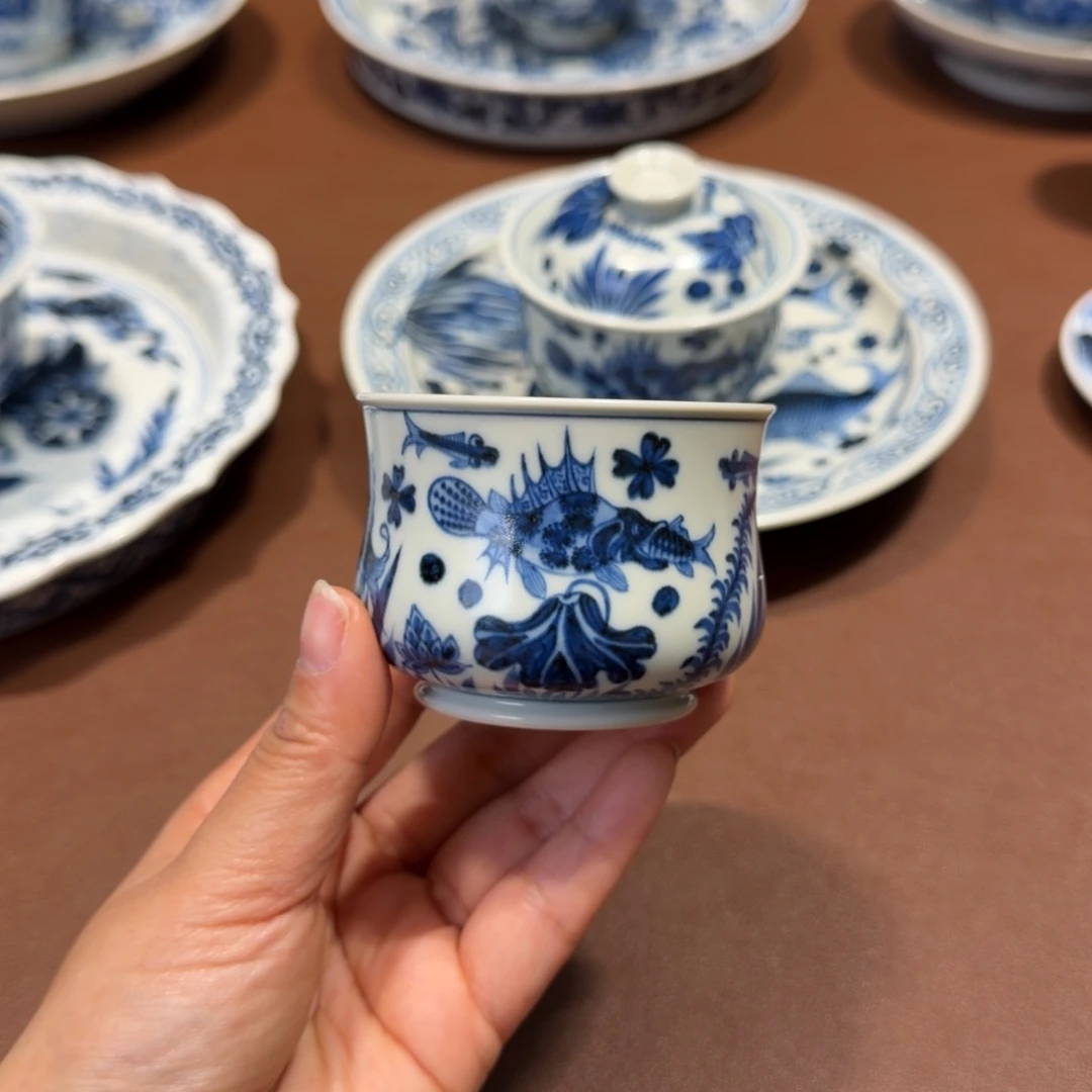 手工shi手绘茶具主人杯