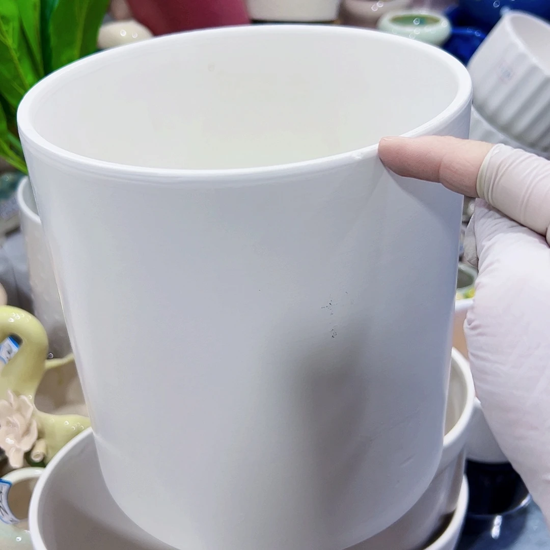 尾单陶瓷花盆凑单10米包邮瑕疵