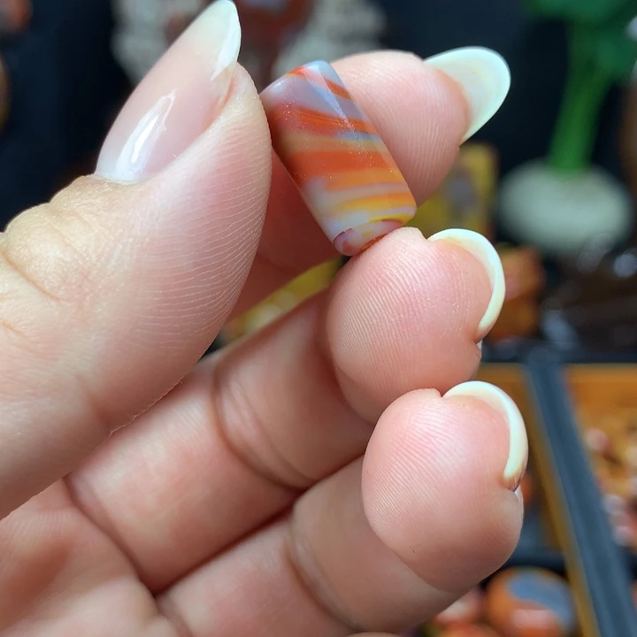 玛瑙/玉髓珠未镶嵌豫*颍