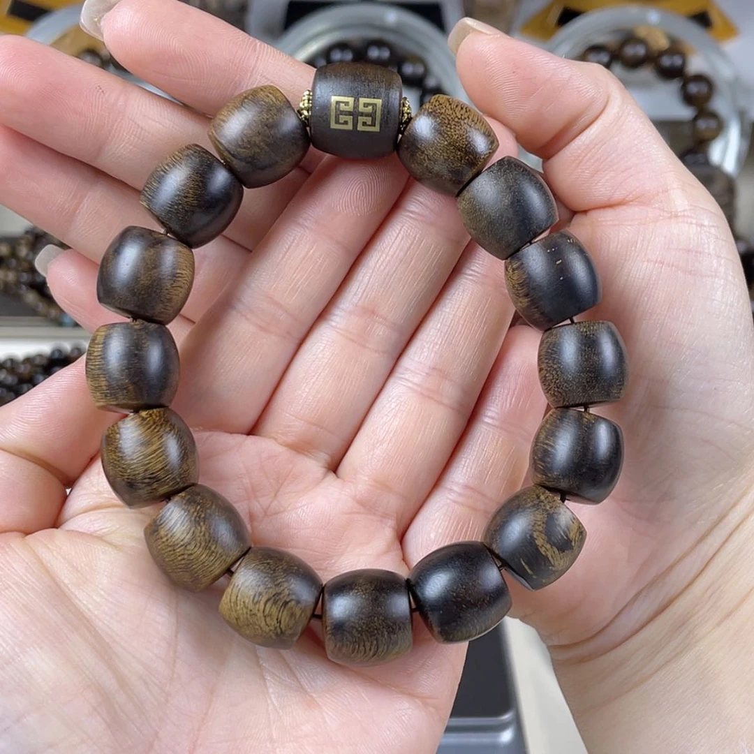 【闪购商品】手串沉香休*越南芽庄白棋楠留疤