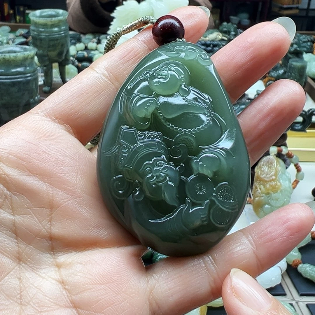 小***n和田玉未镶嵌挂件