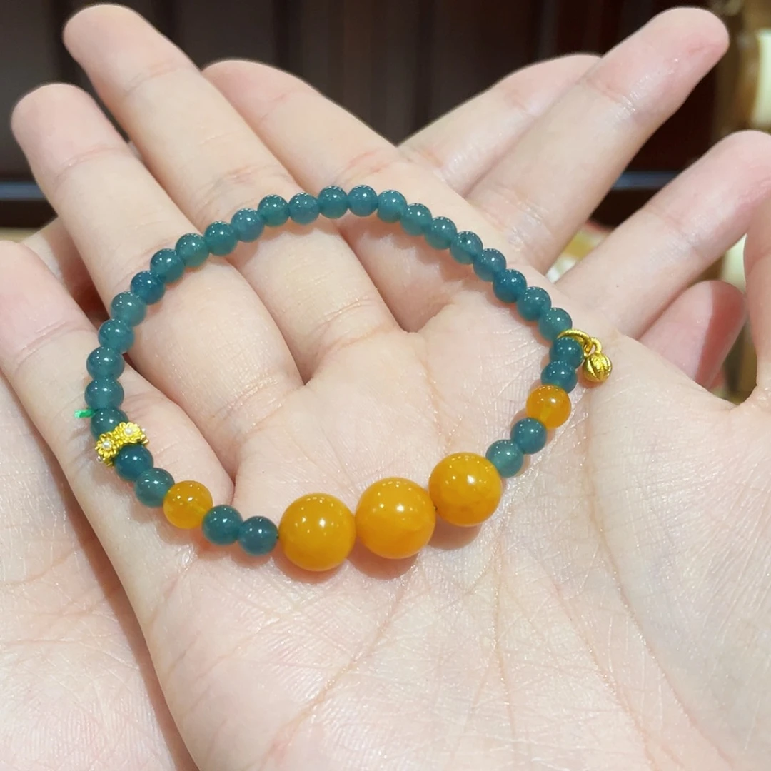 蜜蜡手链未镶嵌手串