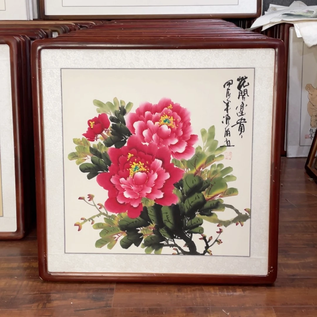 国画带框尺寸63*63厘米