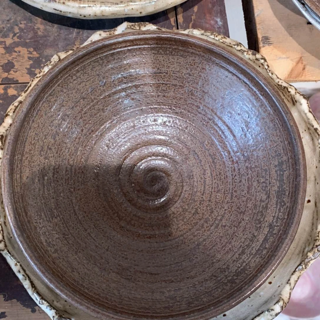 今囍陶器粗陶餐具1件