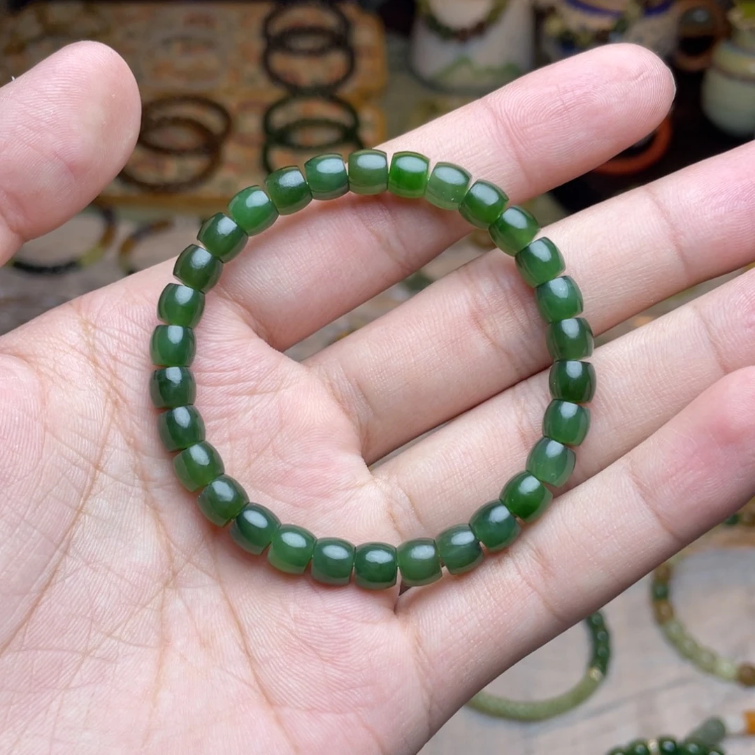 和田玉未镶嵌手链