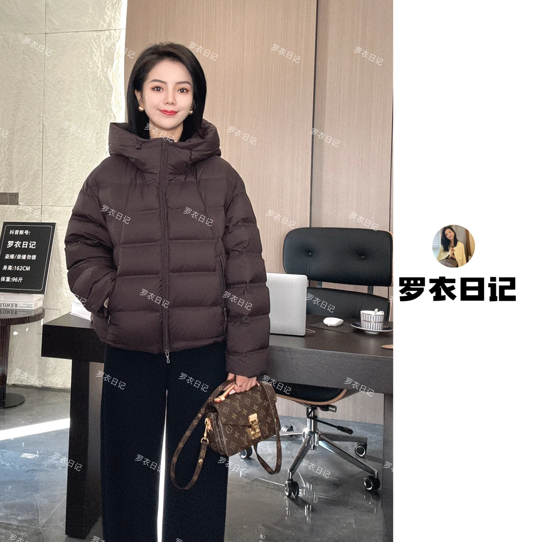 【罗衣日记】LUO安心绒90压胶工艺加厚 轻柔羽绒服 90白鸭绒羽绒服
