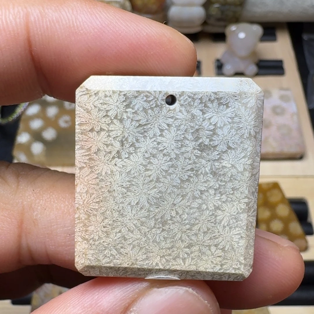 硅化玉纯天然色有机玉石保真色未镶嵌