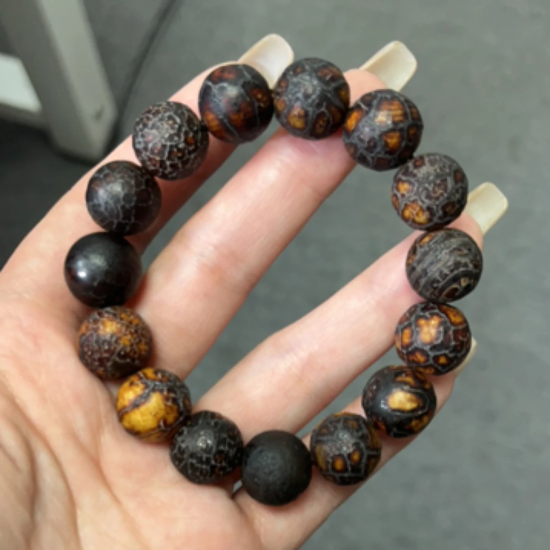 非金属珐琅手链 603时尚百搭13-14mm手串