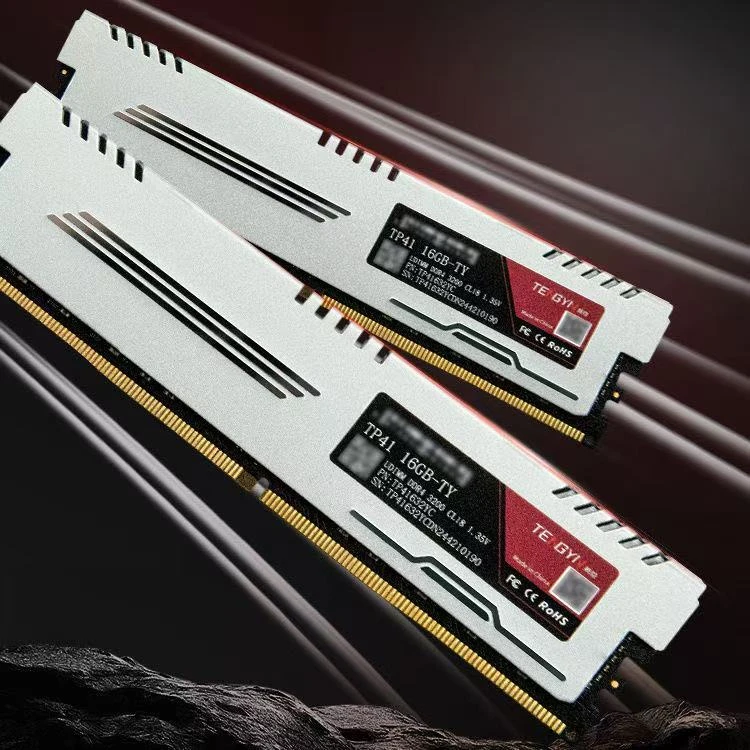 腾隐ddr4马甲内存海力士16G/32G单3600Hz台式电脑海力士CJR通用条