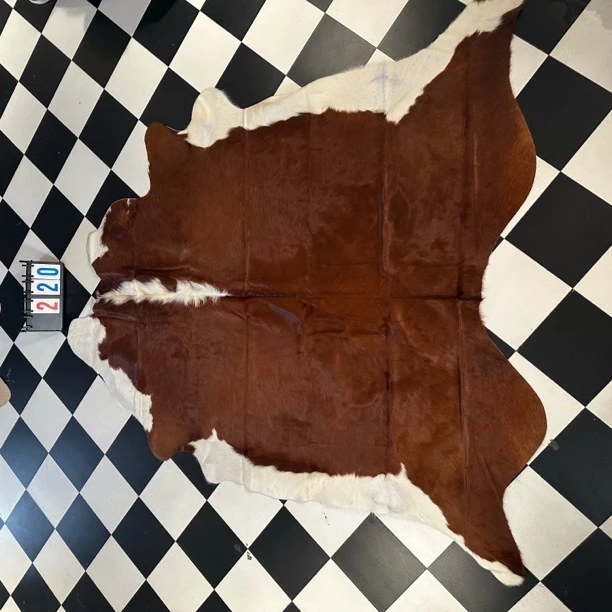 【本尼家】K220 240*220专拍牛皮地毯家用轻奢