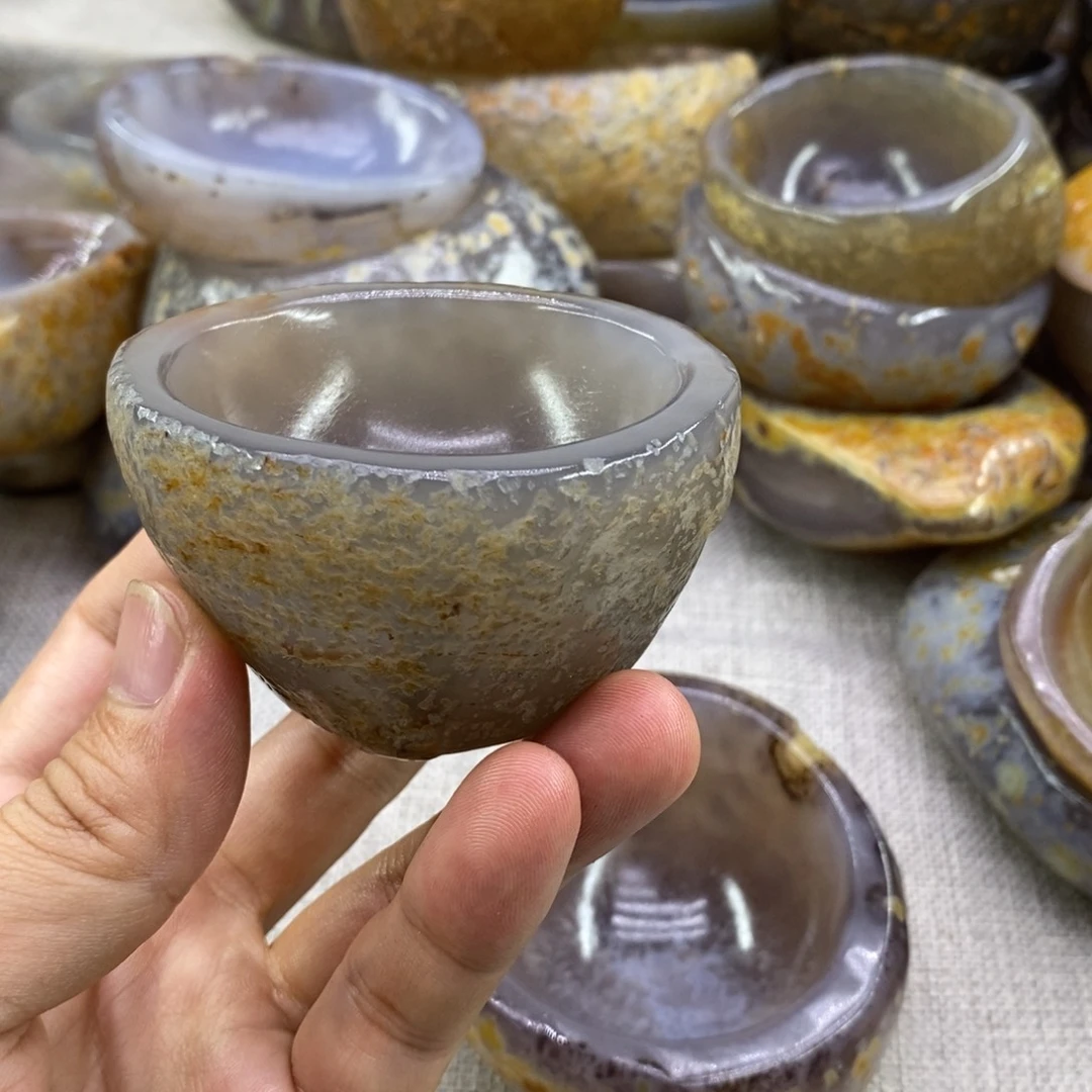 Y***n玉原石手工制品石碗