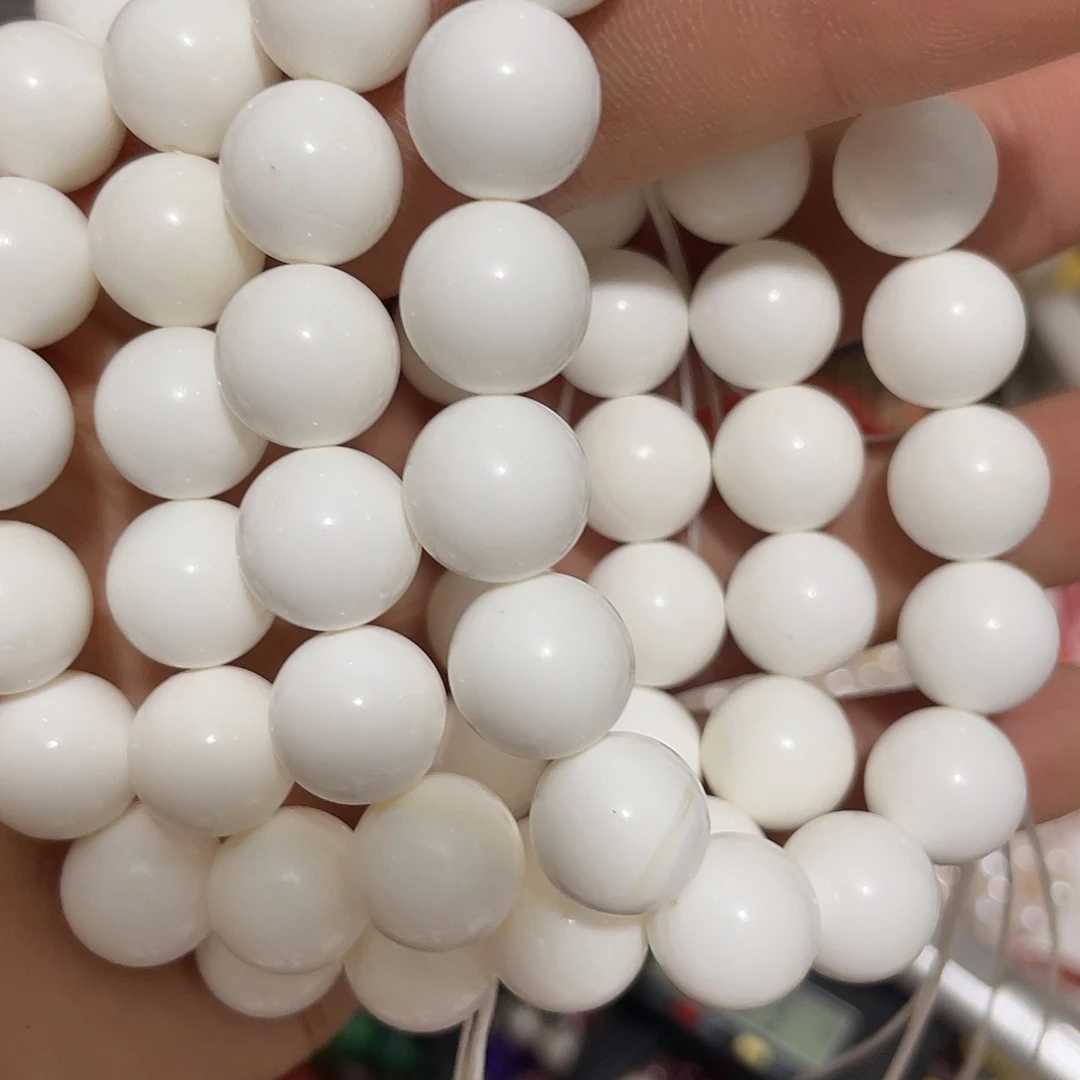 玛瑙/玉髓未镶嵌珠宝半成品贝壳手链卡12.5