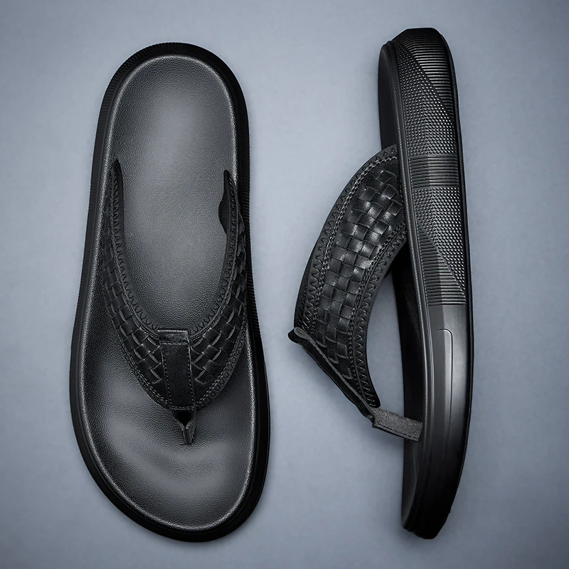 夏季防臭休闲青春潮流人字拖外穿防滑个性夹脚男士时尚百搭凉拖鞋