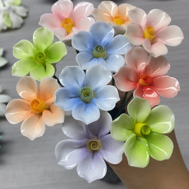 陶瓷陶瓷材料加工10朵