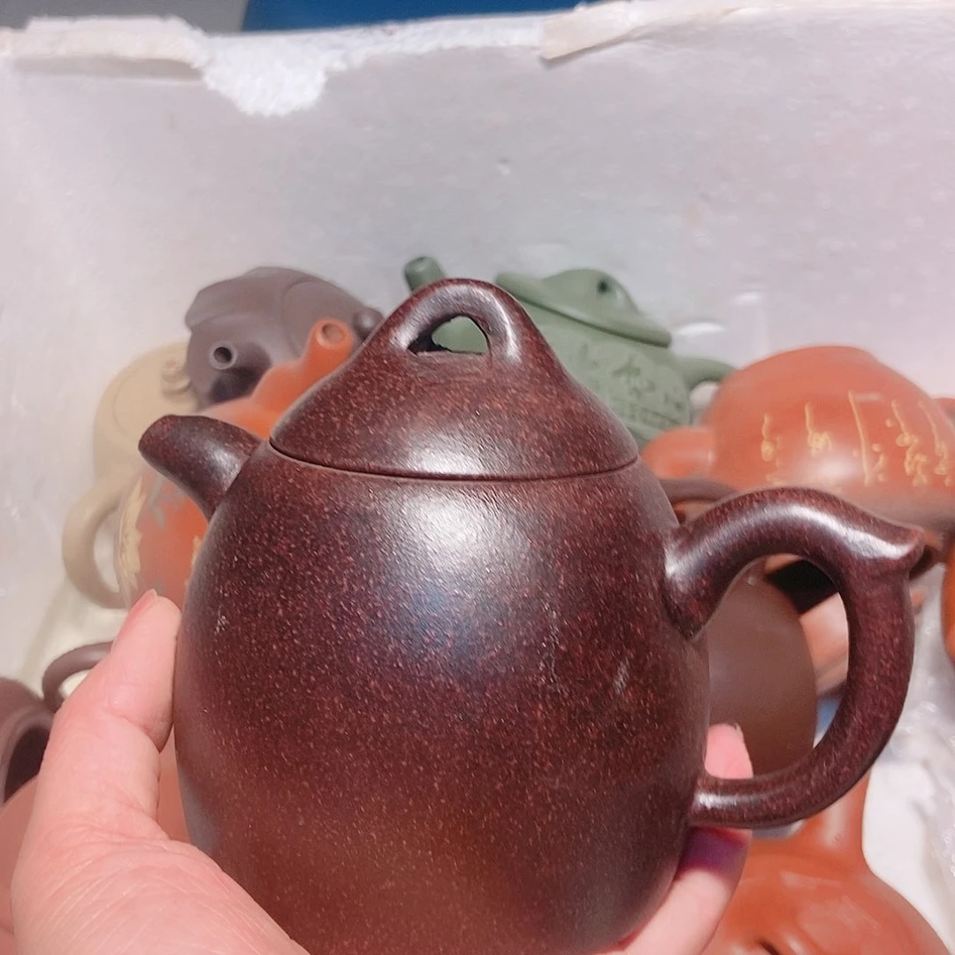 茶壶紫砂宜兴紫砂全手工制作工艺放福利