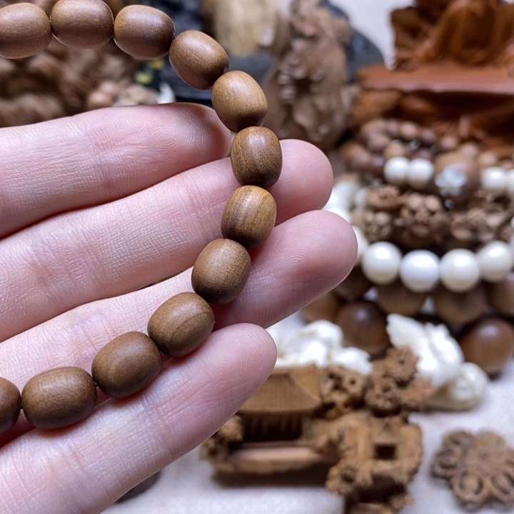 檀香木其他若*?正区老山檀枣珠双圈