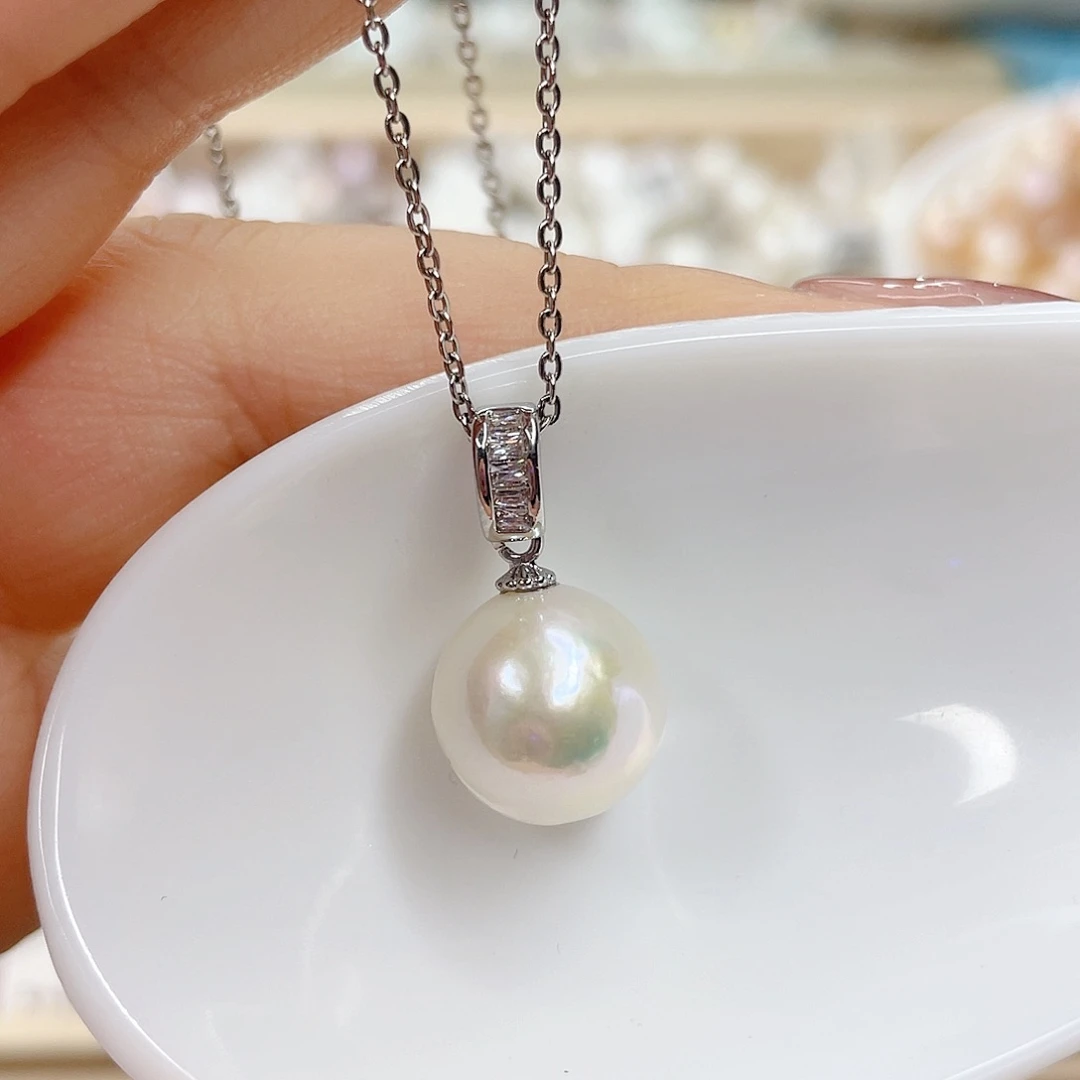 淡水珍珠合金吊坠(赠链)