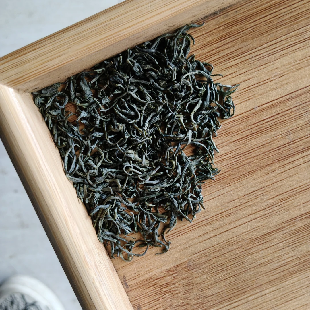 新茶板栗鲜香露天手工茶板栗香汤顺茶味足浓香绿茶假一赔四
