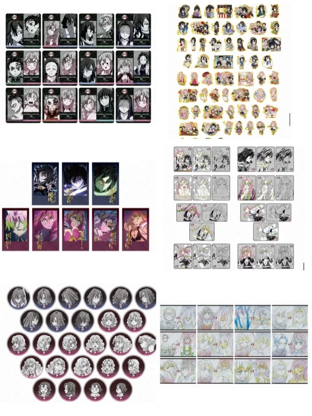 【日谷】鬼灭之刃 蛇恋dining 餐厅联动吧唧 透卡 拍立得 海报杯垫