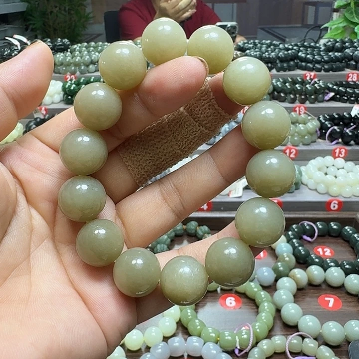 未镶嵌手链和田玉新疆且末糖卡16
