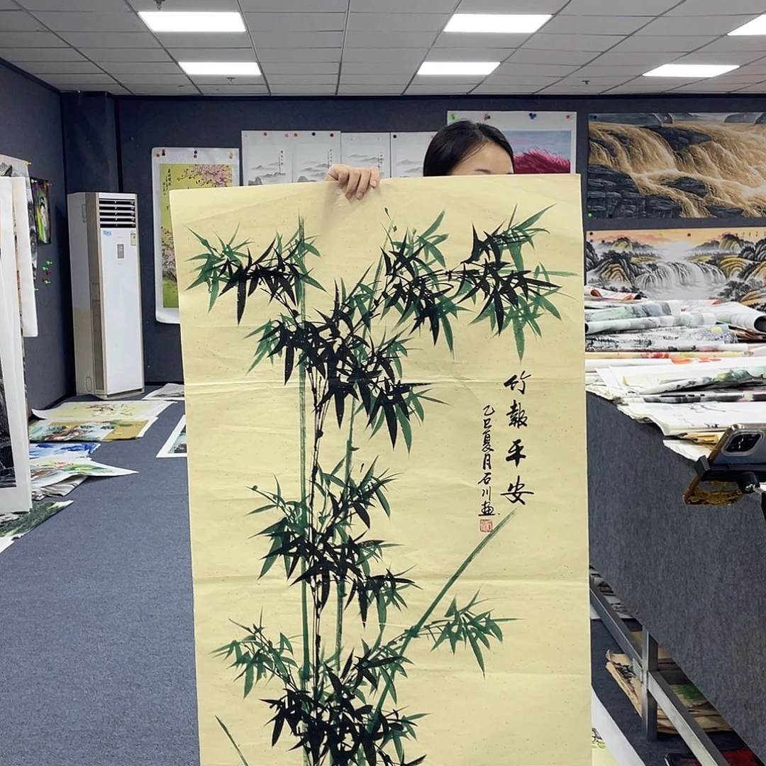 国画作品小姐姐放漏…