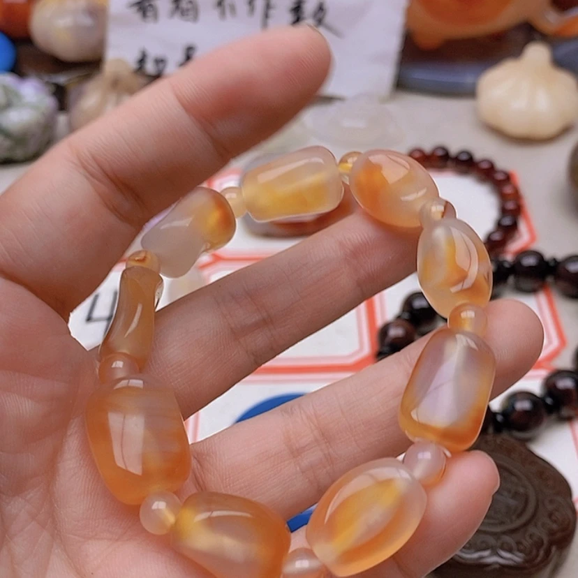 【闪购商品】未镶嵌玛瑙/玉髓珠宝半成品灵*