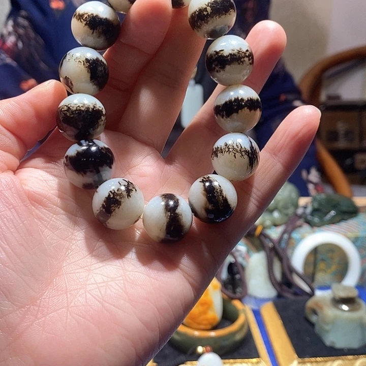 和田玉手链未镶嵌