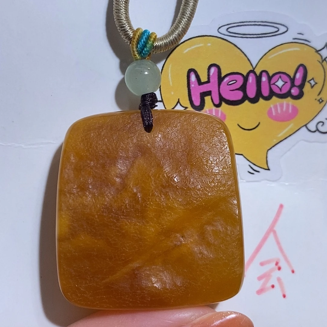 定制琥珀未镶嵌蜜蜡吊坠