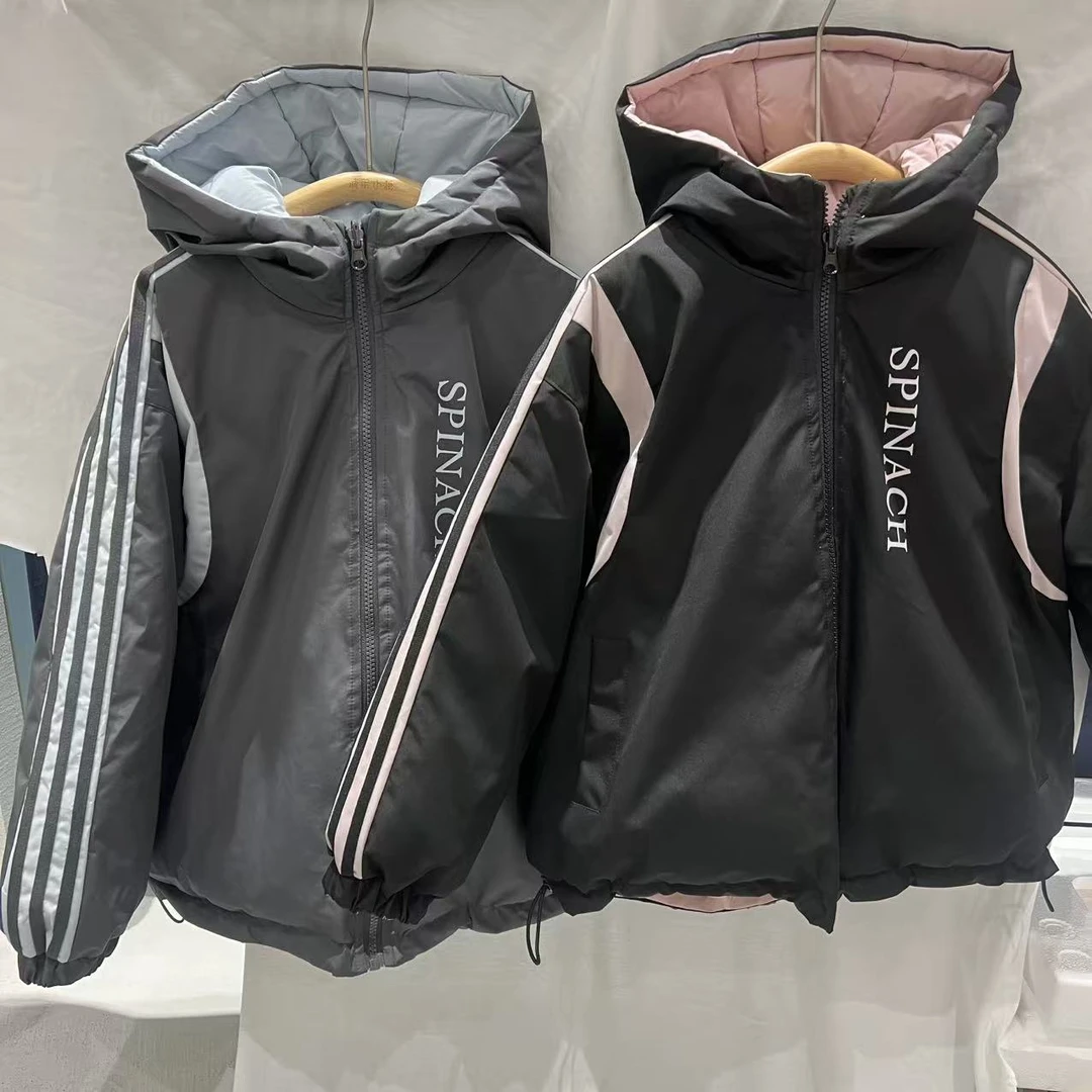 新国标90白鸭绒 2025冬季新款双面穿男童羽绒服