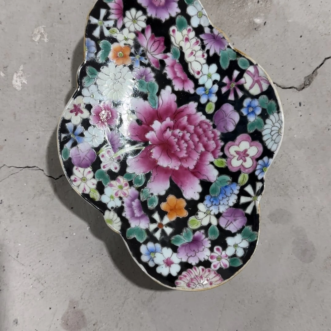 手绘瓷器，全部处理