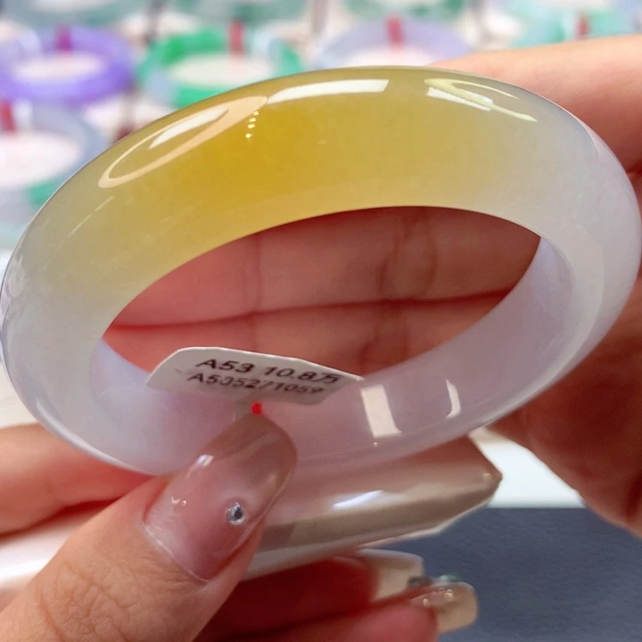 未镶嵌手镯翡翠泥鳅背38号66