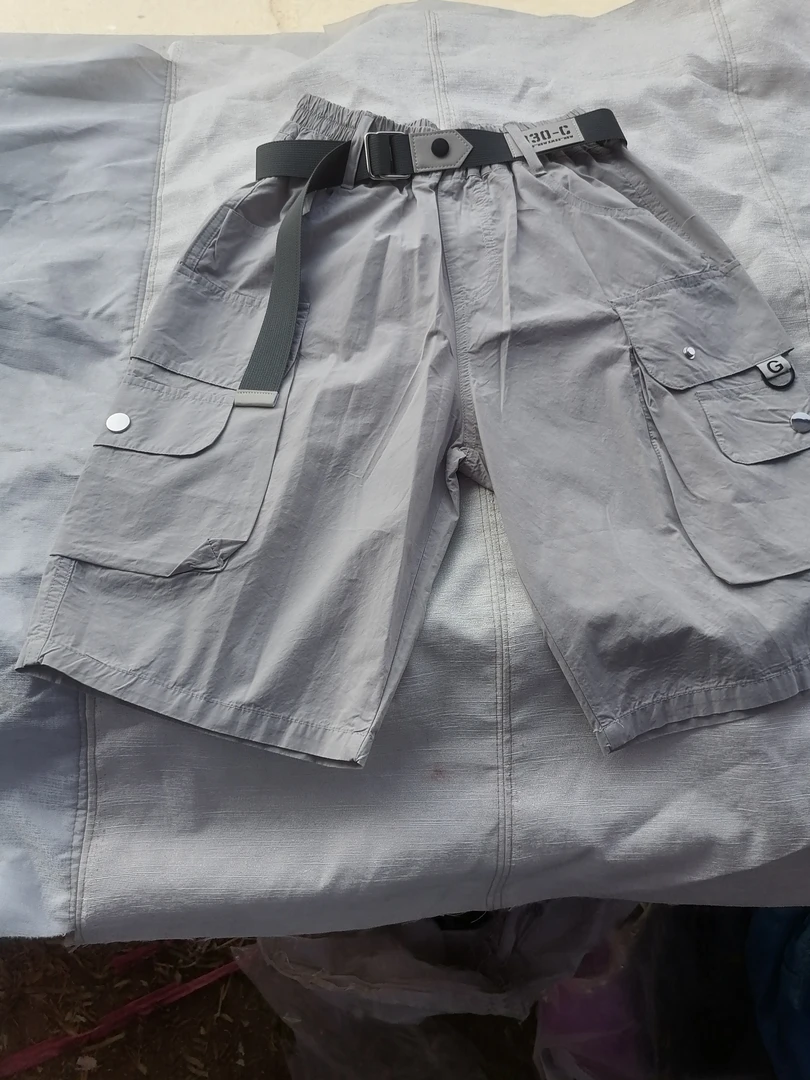 男童薄款工装短裤