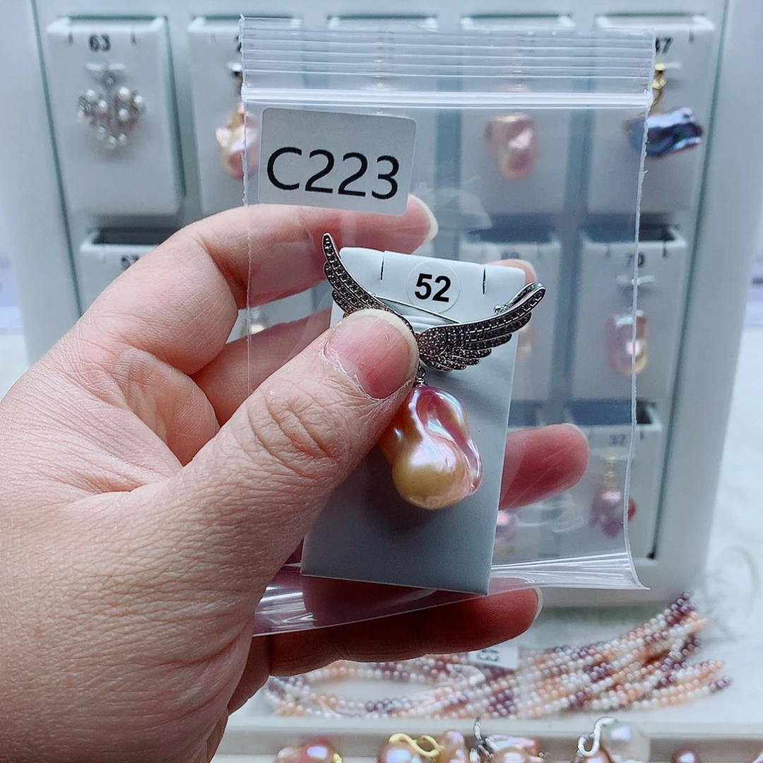 吊坠(不含链)合金淡水珍珠