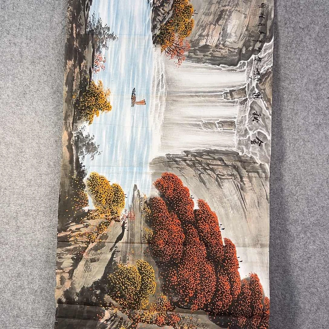 国画348 花鸟在此鸣叫时还要一