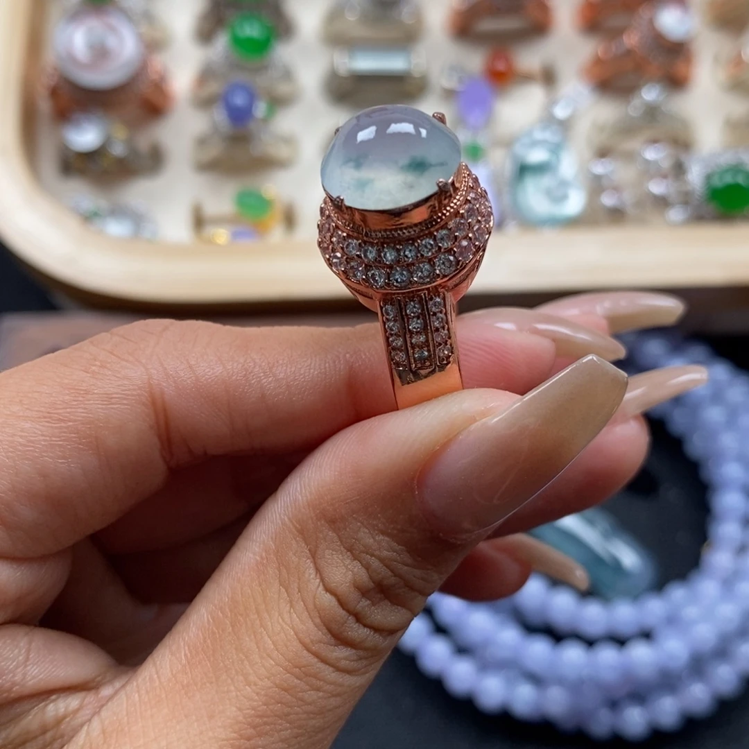 翡翠裸石缅甸天然a货翡翠