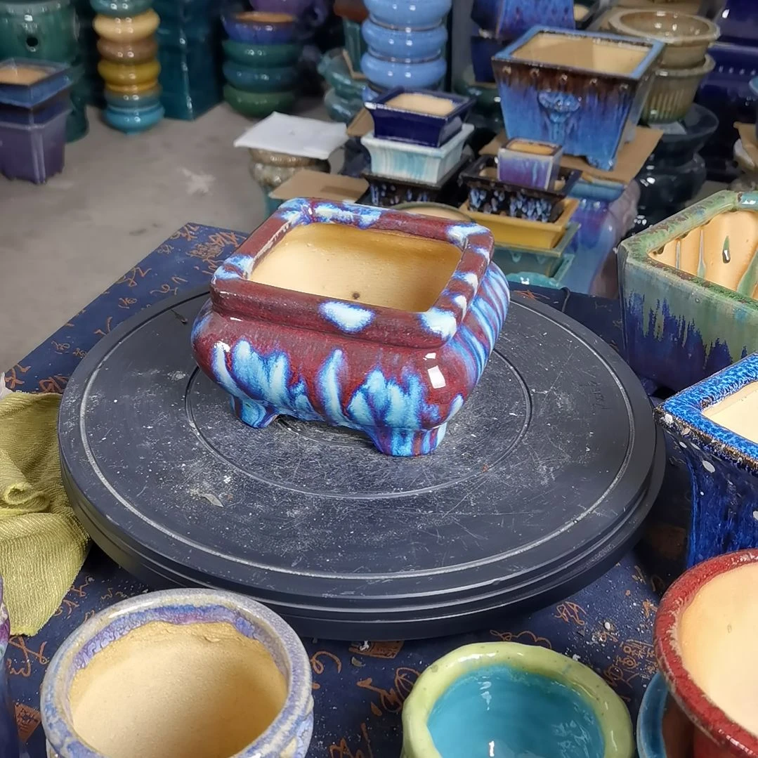 内口12深8石湾花盆默认微瑕