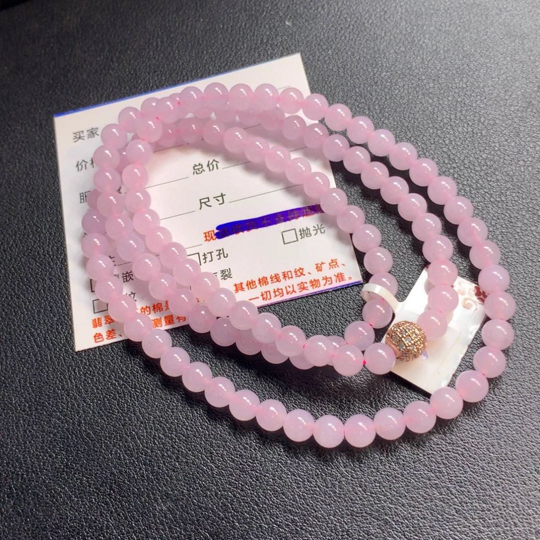 翡翠未镶嵌颈饰项链
