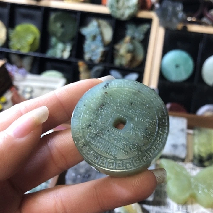 岫玉未镶嵌岫玉挂件