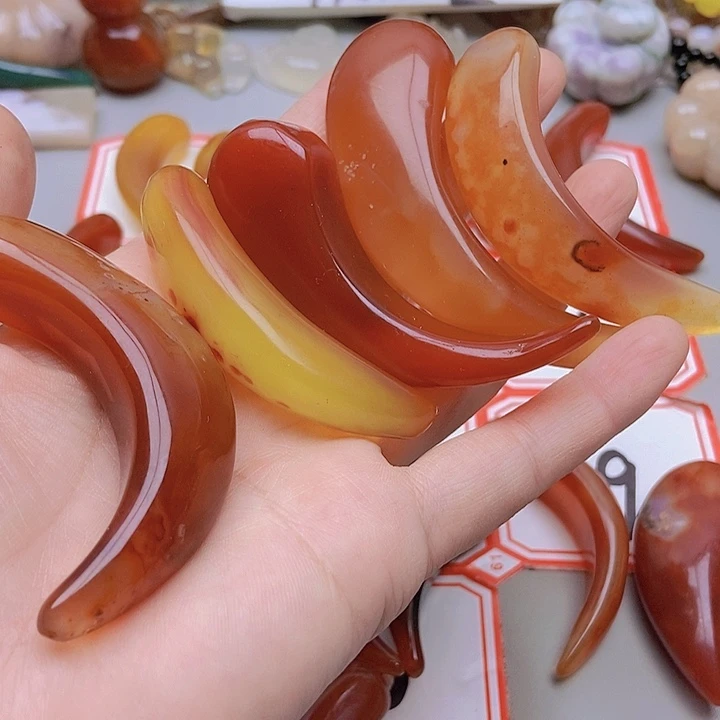 【闪购商品】未镶嵌玛瑙/玉髓珠宝半成品蓉*