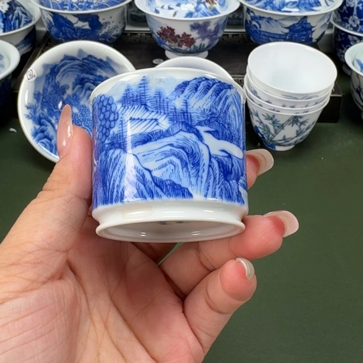 景德镇纯手工手绘茶器蒙蒙