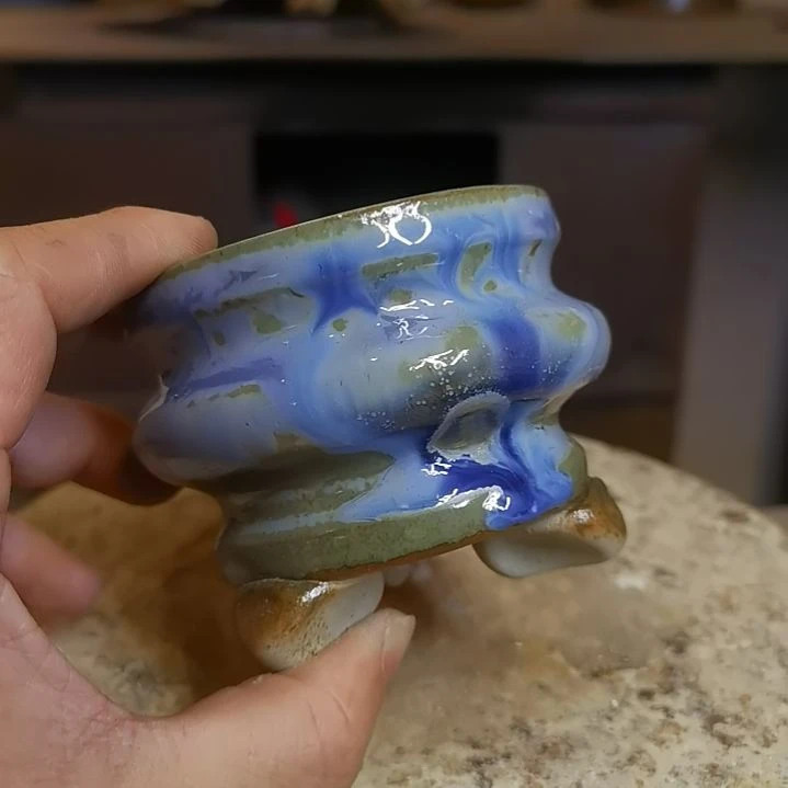 盘手工高温原矿窑变