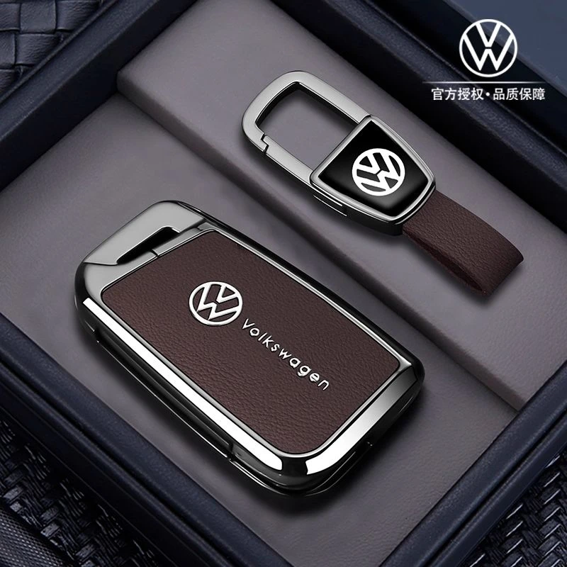适用大众速腾钥匙套25款探岳汽车朗逸专用途观男途岳金属高档壳扣