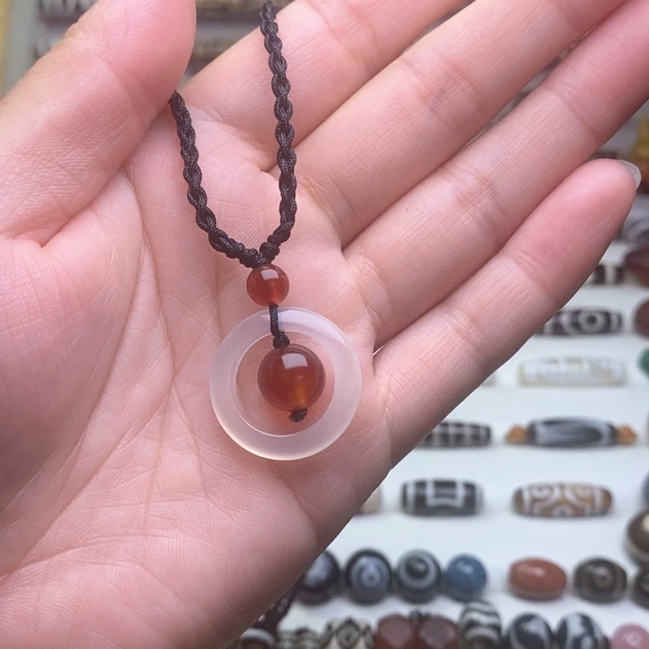 玛瑙/玉髓颈饰未镶嵌安*