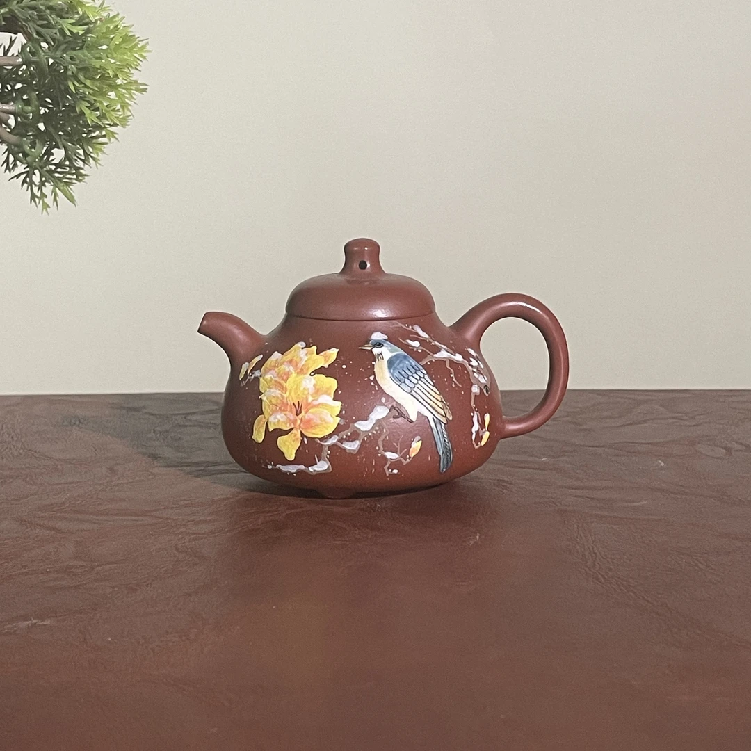 【老班长推荐】朱泥 泥绘 乳鼎