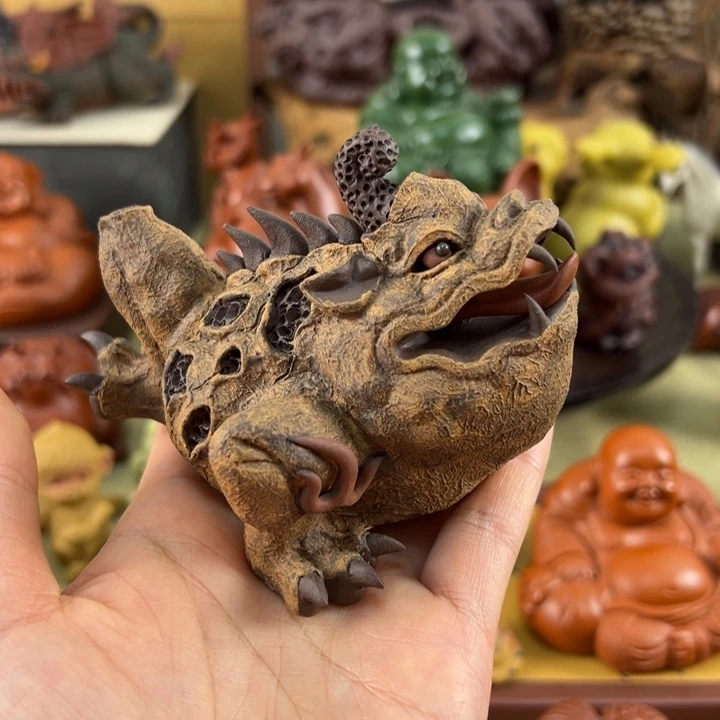 茶宠紫砂紫砂金蟾