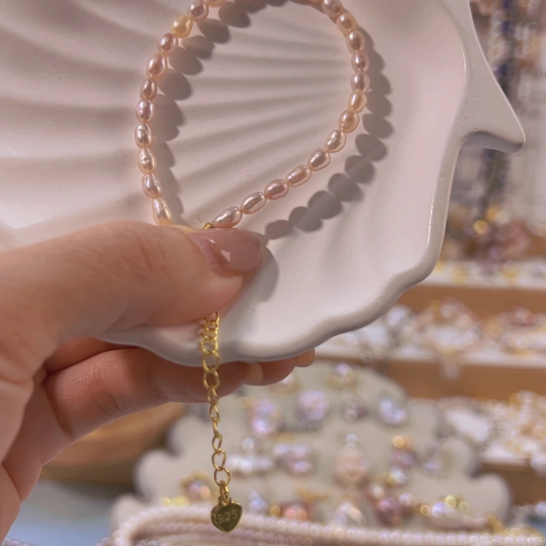 淡水珍珠手绳钛钢