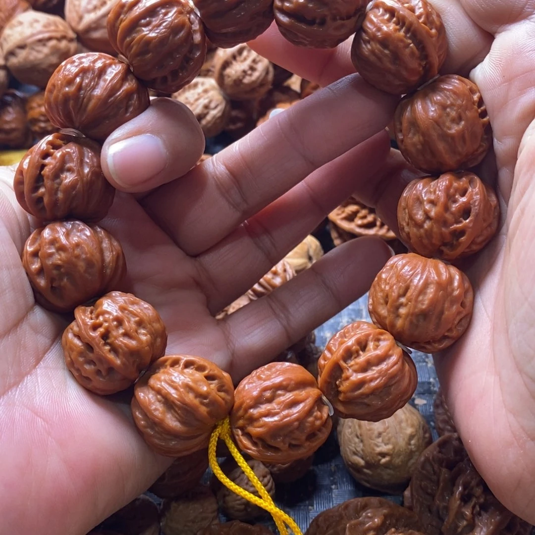 吊坠文玩核桃金蟾方墩