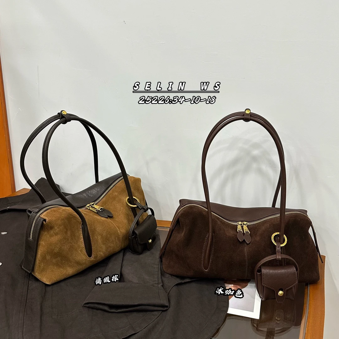 2025秋冬新款小众高级感单肩包大容量休闲腋下包25226